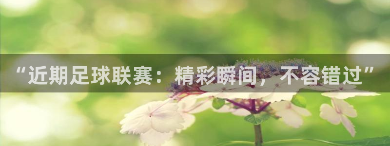  “近期足球联赛：精彩瞬间，不容错过”