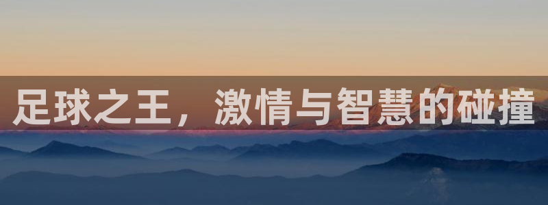 足球之王，激情与智慧的碰撞